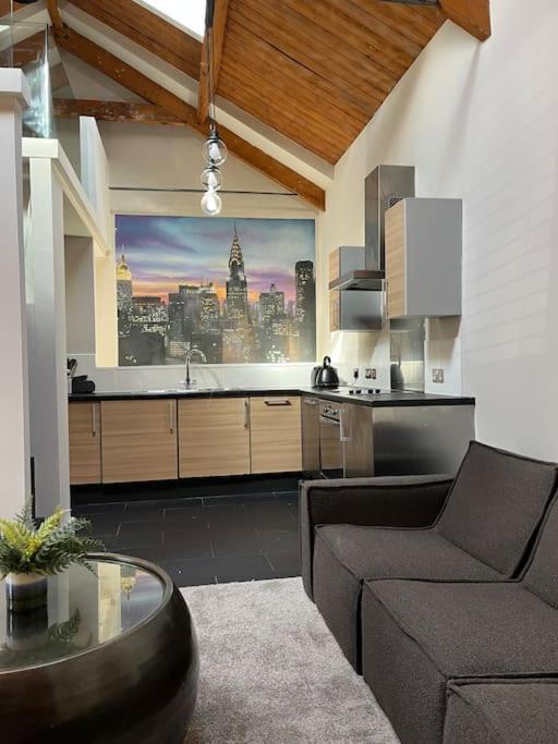Gorgeous 2 Bed Loft Style Apartment Manchester Eksteriør bilde
